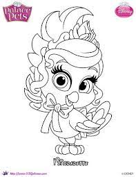 All disney princesses have their own little pet. Princess Palace Pets Coloring Page Of Birdadette Palace Pets Disney Coloring Pages Princess Palace Pets