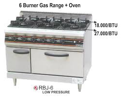 Jual Dan Harga Kompor Gas Oven 6 Tungku Gas Open Burner Oven Sku 5583 Mesin Raya