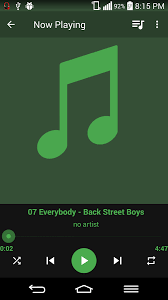 Resultado de imagen para poweramp con material design