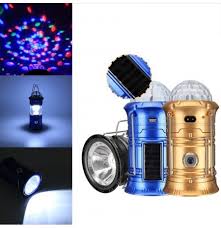 3 In 1 Portable Camping Tent Led Stage Flashlight Solar Usb Rechargeable Torch Emergency Night Lamp