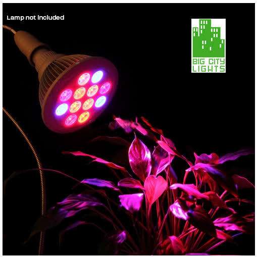 24w (120w Equivalent) LED Grow Light Bulb – Big City Lights