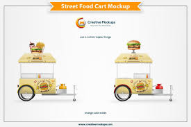 Street Food Cart Mockup Food Cart Street Food Custom Topper