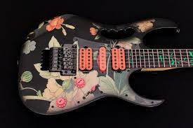 Diese ibanez jem 77 fp aus dem jahr 1989 befindet sich in einem vergleichsweise guten zustand. Ibanez Jem 77fp 1991 Floral Pattern Guitar For Sale Bigfoot Guitars Guitars For Sale Ibanez Guitar