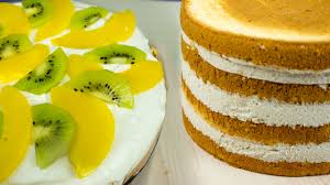 🍌Крем сливочно-банановый с 🍑фруктами для торта - Я - ТОРТодел! • Онлайн  видео на TheRecepts.com