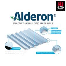 Atap Alderon 10mm X 83cm X 5m - Blue Doff » Hi Steel