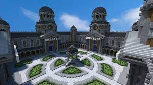 No download link is provided!!!! Courtyard Server Hub 4 Portals Minecraft Building Inc