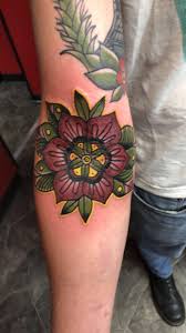 Come see our master tattoo artists. Neo Traditional Flower Done By Leslie At Hard Knox Tattoo Knoxville Tn Tattoo Lover Family