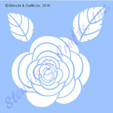 In this free printable cactus stencils download you'll receive 4 Rose Stencil Leaf Leaves Templates Stencils Template Pattern Flower Craft New Ebay