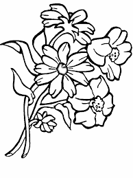 For now i call them flower bunnies xd this one was inspired by forget me nots enjoy~! A Bouquet Coloring Page Free Printable Coloring Pages For Kids