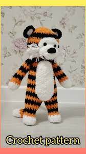 Amigurumi Tiger Pattern Crochet Tiger Pattern Hobbes Crochet Etsy In 2021 Crochet Patterns Stuffed Animal Patterns Crochet Animal Patterns