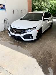 I am not a fan. Got A New 2018 Honda Civic Hatchback Sport 6spd Any Advice Tips For Mods Civic