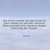 Mungkin anda pernah mendengar kata tawakal? 1
