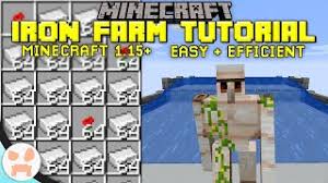 Jul 14, 2021 · go back to spawn and dig straight down. Simple Iron Farm Tutorial Minecraft Java 1 15 Easy Efficient Youtube