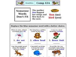 3 versions + editable file so you can use your own words/vocabulary. Nonsense Words Lesson Plans Worksheets Reviewed By Teachers