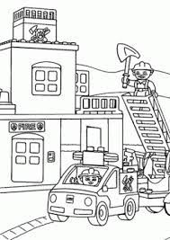 Animal coloring pages for kids are an excellent way to learn about these or those animals who inhabit our planet. Lego Fire Station Coloring Page For Kids Printable Free Lego Duplo Coloing 4kids Com
