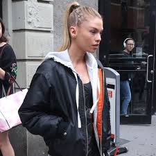 Doing a slick back ponytail only using walmart products selling my products!! How To Slick Back Your Hair Kendall Jenner Stella Maxwell And More Vogue