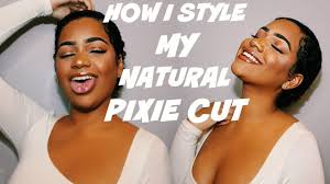 Instead of fighting with your wavy hair, embrace its natural texture in a charmingly messy pixie cut with stylish tapered tips. Wash Go Routine For Natural Pixie Cut The Big Chop Youtube