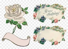 Top rated quotes magazine & repository, we. Banner Flowers Rose Clip Art Transparent Isolated Birthday Png Download 5915000 Pikpng