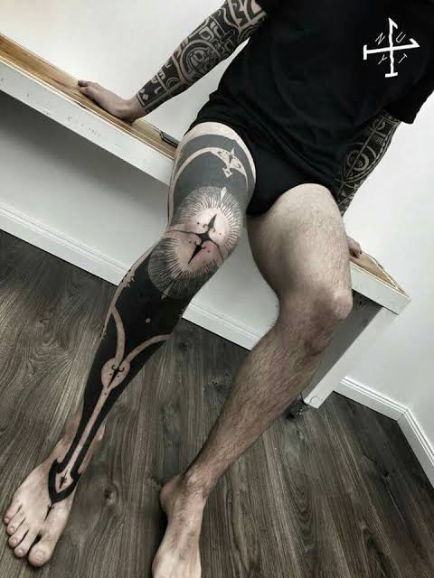 60+ Blackwork Tattoo Designs