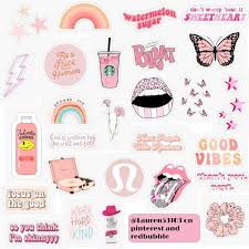 Touch device users, explore by touch or with swipe gestures. Sticker Pack Aesthetic Seni Buku Ilustrasi Poster Bingkai Foto