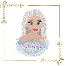 Princess Elsa, Winter, Frozen, Disney, snowflakes, magic, fairy tale,
