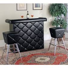 hali bar counter set chrome black pu use code neighbor for 10 off your entire order bar table sets round pedestal dining round pedestal dining table