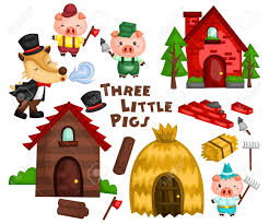 He just wants a safe place. The Three Little Pigs In A Set Ready To Be Used Royalty Free Cliparts Vectors And Stock Illustration Image 112509884