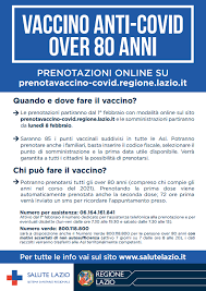 Facendo il punto sulla campagna vaccinale nel lazio, l'assessore regionale alla salute alessio d'amato ha descritto una situazione favorevole, nonostante i ritardi nelle consegne delle dosi. Modalita Di Accesso Lazio Over 80 Asl Roma 6