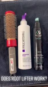 Does Root Lifter Work? 🧐 #paulmitchell #extrabody #fyp #hairbyregina  #luxxbbtx