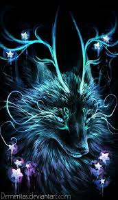 I Know The Secrets Of The Stars Mythical Creatures Art Fantasy Wolf Magical Wolf