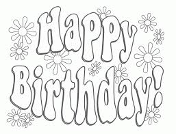A few boxes of crayons and a variety of coloring and activity pages can help keep kids from getting restless while thanksgiving dinner is cooking. Free Printable Happy Birthday Coloring Pages For Kids 24900 Free Coloring Library