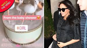 22, 2019, 8:27 pm utc Meghan Markle Fans Convinced She S Having A Girl After Clip Inside Baby Shower Mirror Online