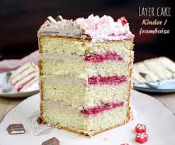 Gateau Ganache Kinder Et Ganache Framboise Gateau A Etage Recette Gateau Anniversaire Gateau