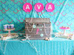 Mermaid fin balloon install from a turquoise and pink mermaid birthday party on kara's party ideas | karaspartyideas.com (27). Diy Mermaid Party Backdrop And Dessert Display Fun365