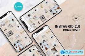 If your thing isn't graphic design, but you want your instagram to look pretty, you should definitely give this instagram puzzle canva template a try! Canva Free Download Photoshop Vector Stock Image Via Torrent Zippyshare From Psdkeys Com