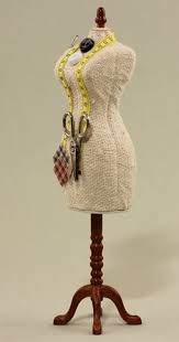 Schneiderpuppe Haute Couture Mode Miniatur Deko Couture Haute Couture Miniatures