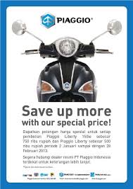 Piaggio Vespa Vespa Skuter Brosur