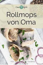 Omas Selbstgemachter Rollmops Oma Kocht Rezept Rezepte Lebensmittel Essen Essen