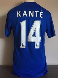 He made his senior debut at boulogne and then spent two seasons at caen, the latter in ligue 1. N Golo Kante Hand Signed Leicester City Home Shirt Catawiki
