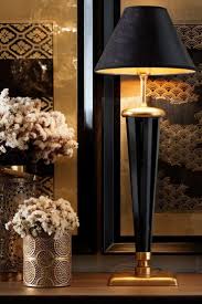 Black And Gold Lighting Exclusive Black And Gold Leaf Italian Table Lamp In 2020 Lighting Table Lamp Italian Table