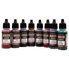 Color washing furniture is a colorful way to imitate the look of a wood stain. Buy Vallejo Washes Set At King Games Miniatures Board Games Accessories