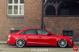 Cvt Series Vossen Rims On Red Audi A4 Photo By Vossen Red Audi Custom Wheels Audi A4