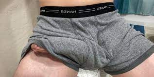 Cock in underwear