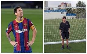 Barcelona de la primera división de españa y en la selección de argentina, equipos de los que es capitán.10 11 Fc Barcelona La Liga Lionel Messi Is Celebrating Marca