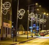 Waterproof LED Christmas 2D Pole Street Rope Motif Light for ...