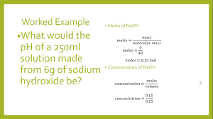 How do you determine ph from molarity? How To Calculate Hydroxide Ion Oh Concentration From Ph Youtube