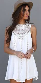 Casual Split Sleeve Loose Fit Chiffon Dress Jurken Zomeroutfits Kleding