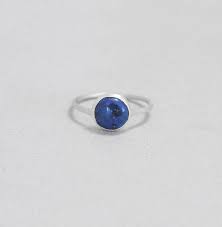 Sterling Silver Lapis Lazuli Ring Blue Gemstone Natural Etsy Stone Rings Natural Blue Gemstones Lapis Lazuli Ring