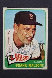 AUTOGRAPHED BASEBALL CARDS RED SOX