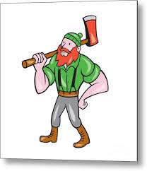 Paul Bunyan Lumberjack Isolated Cartoon Metal Print By Aloysius Patrimonio Download for free or as low as 0.20$ per image. paul bunyan lumberjack isolated cartoon metal print